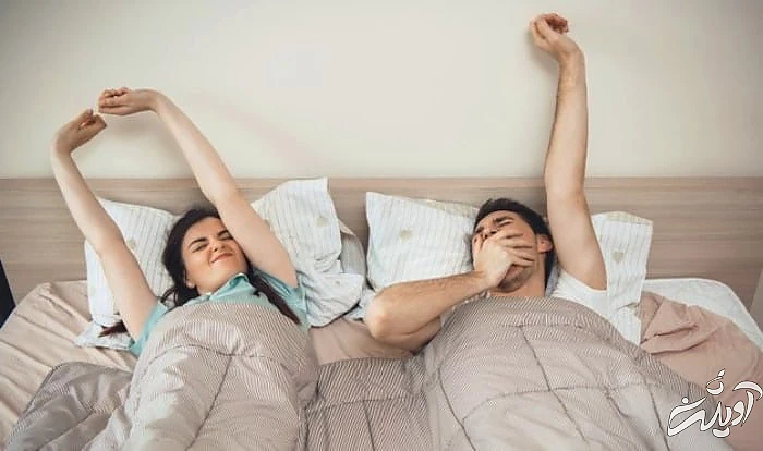 زود بیدار شدن زوج بیدار شدن